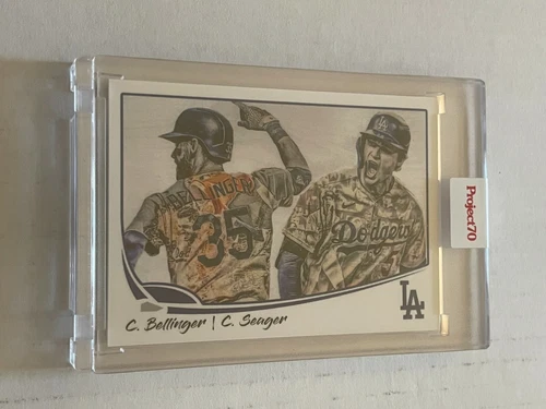 TP70 Topps Project 70 Cody Bellinger #104 Corey Seager  LA Dodgers LAUREN TAYLOR