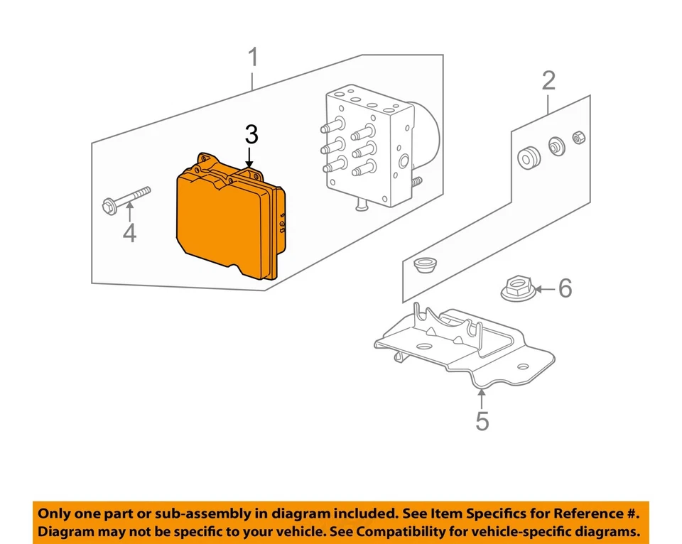 Conjunto hidráulico ABS usado se adapta a: Buick Enclave 2013 con asistencia variable Power Ste Foto 3 de 4