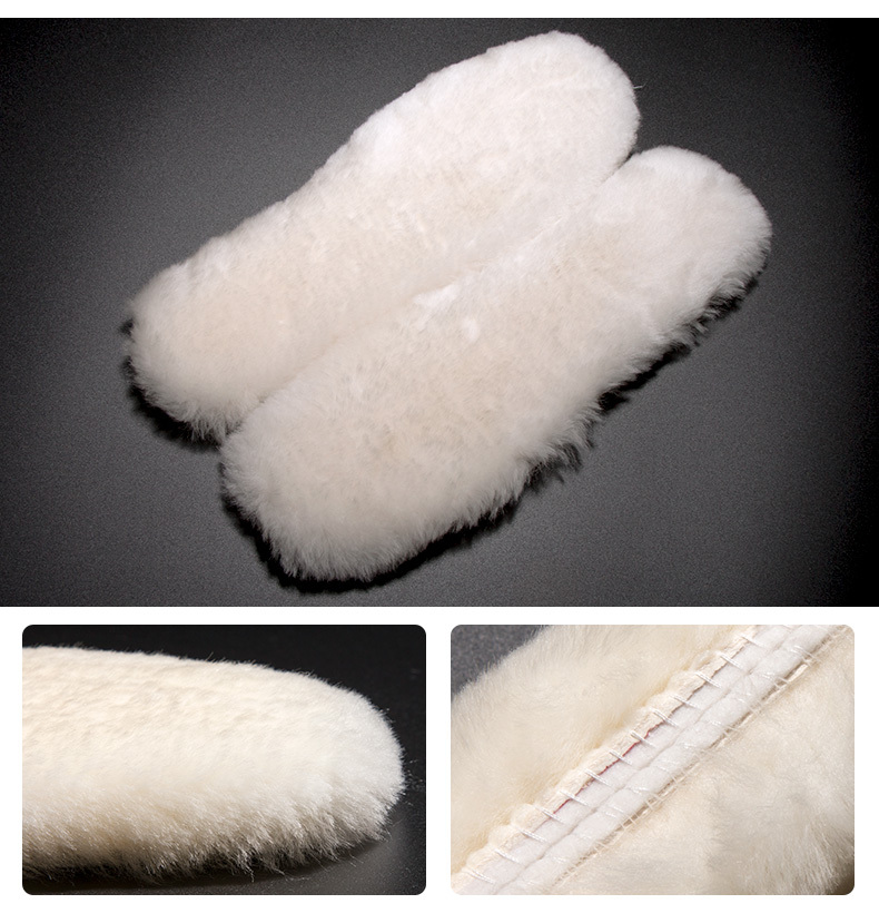 100%Sheepskin Insoles Replacement for 