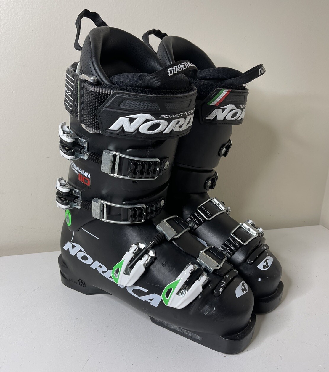 SALOMON Scarponi da sci Nordica Dobermann World Cup 110 nero rosso misura 6 295 mm