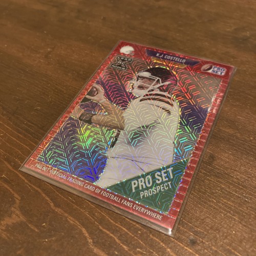 2021 leaf pro set red mojo /35 kj Costello Rookie Card Rc 29/35 - Picture 2 of 3