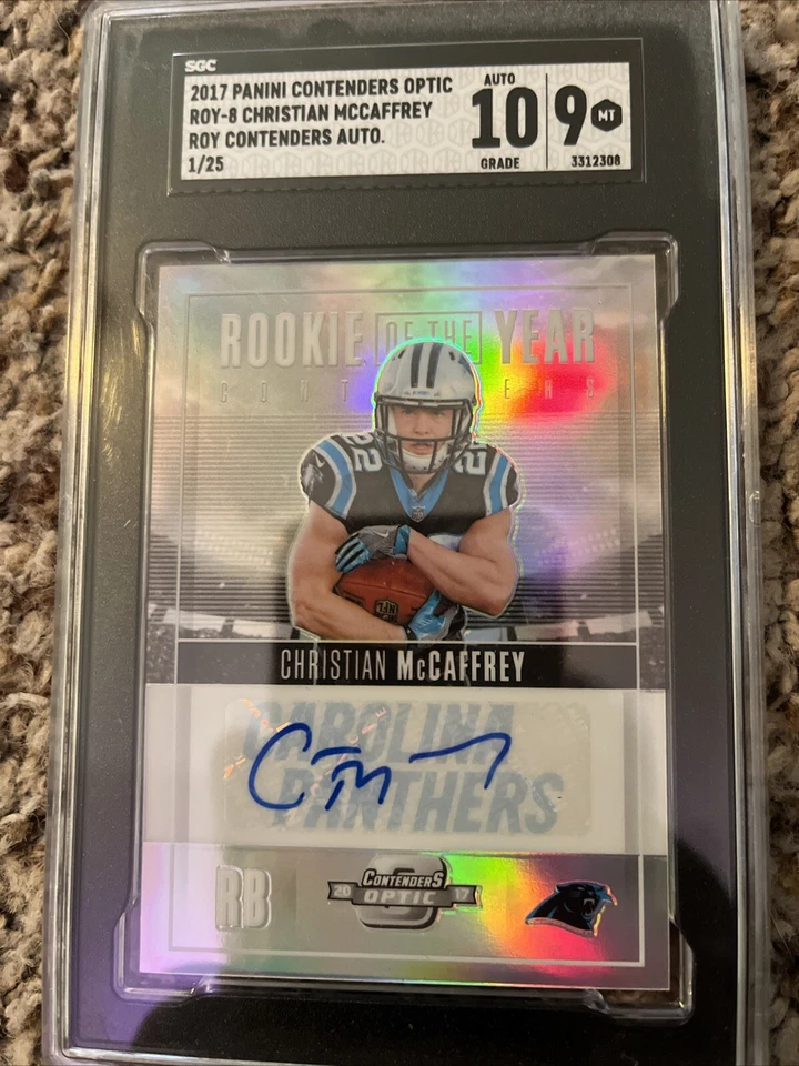 2017 Christian Mccaffrey Rookie Of The Year Auto!! - Image 2 of 4