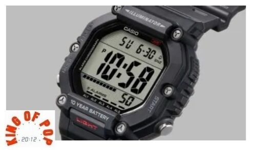 CASIO AE-1600H-1AVEF AE-1600H-1A COLLECTION 10 BAR *EXPRESS 1/2 DAYS* - Imagen 2 de 3