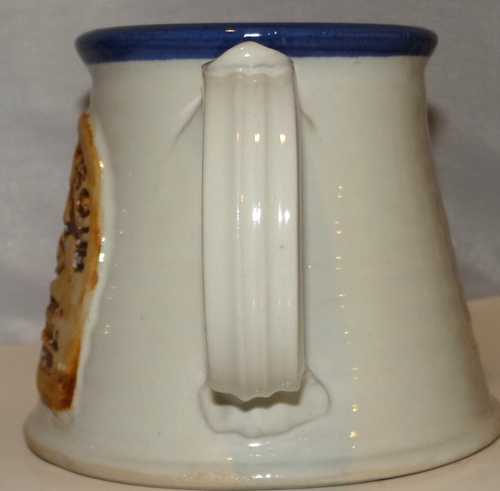 Taza de café 3D DURANGO Sports Club taza de té cerámica blanca recuerdo balonmano azul - Imagen 3 de 7