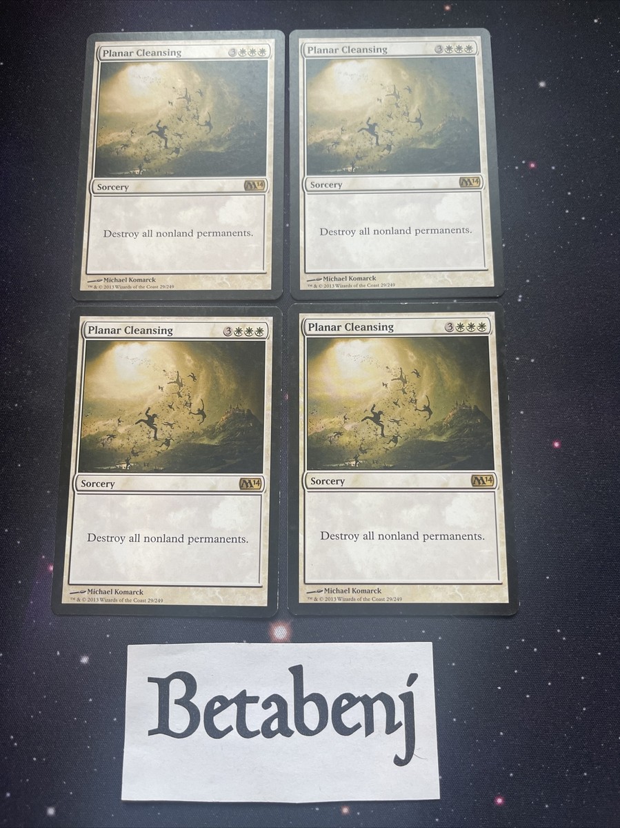 Magic: The Gathering - Planar Cleansing (29/249) - Rare Card From Magic 2014 (M14) Set - View #9