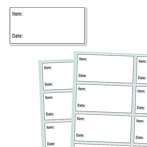 Food Date Storage Labels Removable Freezer Label for Contain