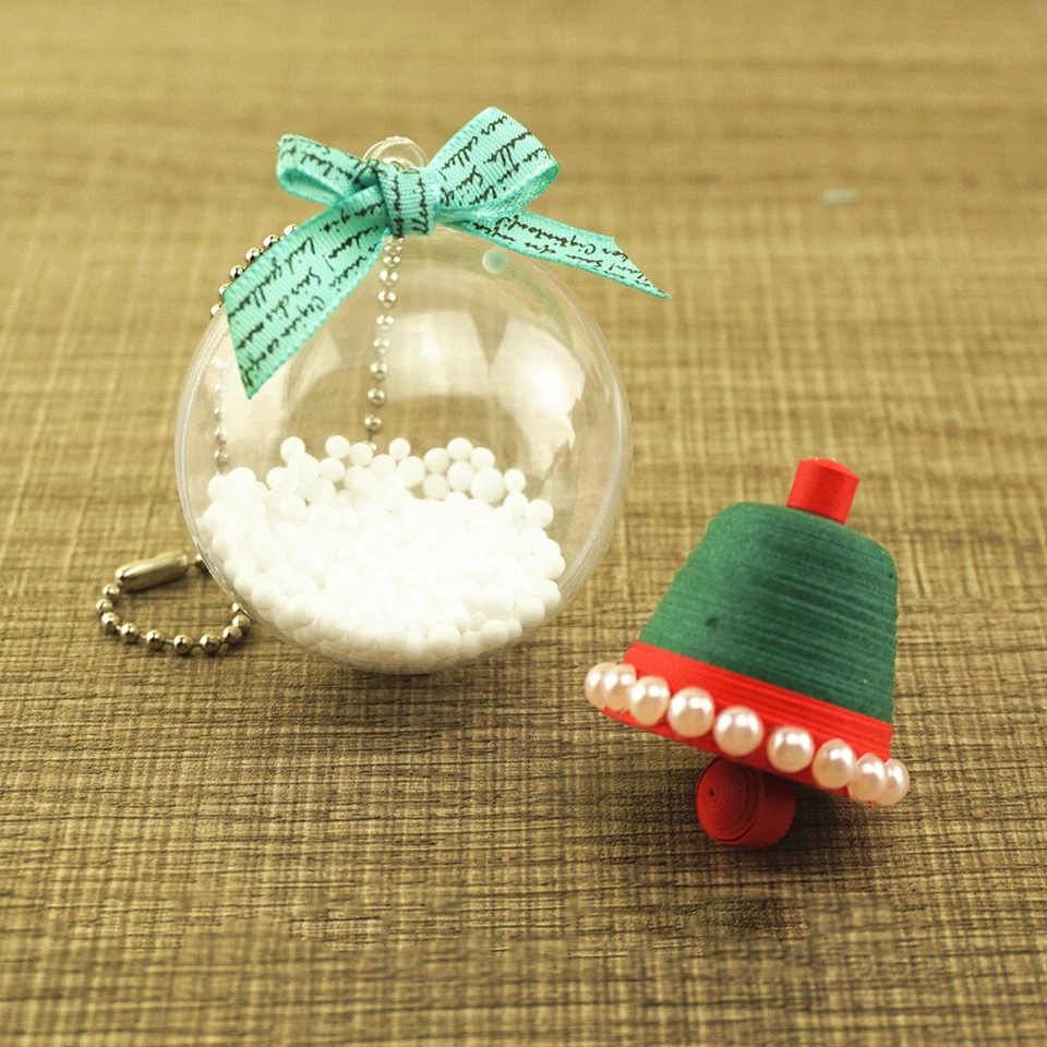 Hágalo usted mismo Papel Quilling Bola de Navidad Material Kits Paquete Copo de Nieve Adornos Conjunto Foto 4 de 4