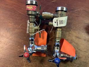 Watts LF008PCQT Anti-Siphon With T&S Brass B-0210 LN Single Tip Wall Faucet