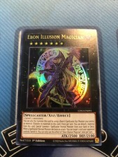  EBON ILLUSION MAGICIAN  1ST EDITION HOLOGRAPHIC ULTRA RARE LDS3-EN082 YUGIOH 