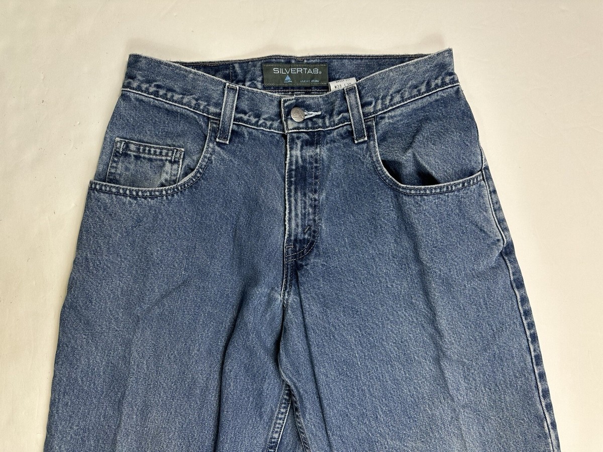 90's Levis リーバイス silvertab baggy 511 Vintage 90's Levi's Silvertab Baggy Fit Jeans, Blue - Size