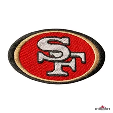 San Francisco 49ers Patch, American Football Team Logo, Embroidered Sports