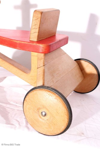 NIC Holzrad Dreirad Kinderrad / Laufrad aus Holz 3Rad Kinderfahrrad /Gummireifen - Bild 17 von 20
