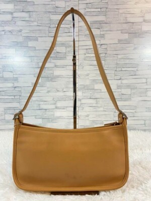 Extremely Rare Made In USA Old Coach 9071 Shoulder Bag Camel