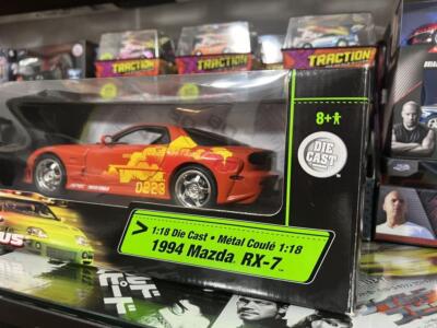 【希少】RACING CHAMPIONS RX-7 1994 Mazda RX-7 2Fast 2Furious 1:18 Racing Champion ERTL