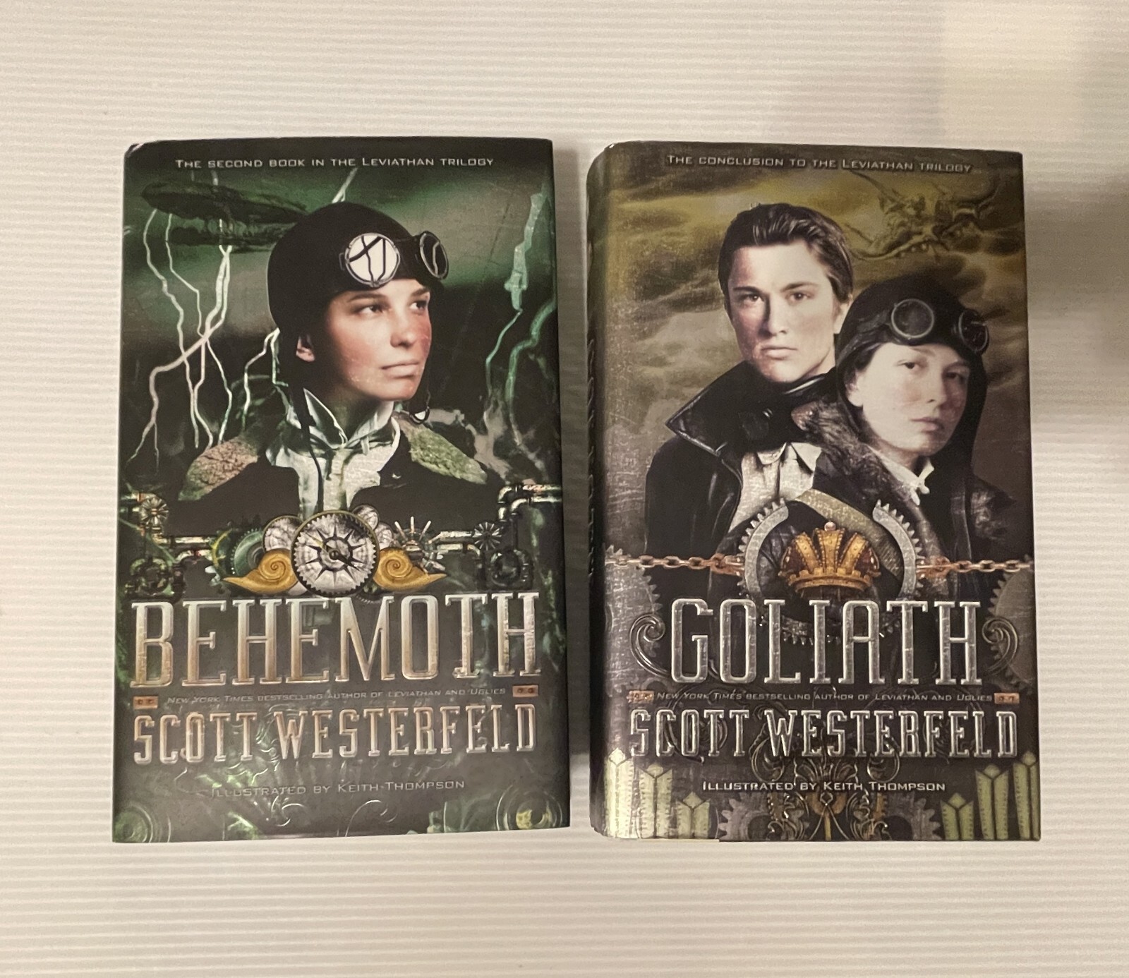 Scott Westerfeld Leviathan Books 13 Mixed PB and HC Goliath Behemoth