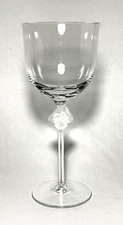 LALIQUE ~ Quality Fine Crystal 8-3/8" TALL WATER GOBLET (Roxane) ~ France