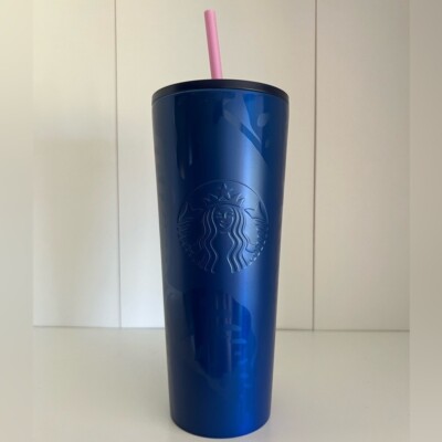 Starbucks blue tropical 24oz stainless steel tumbler | eBay