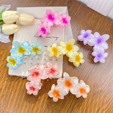 Women Large Claw Hair Clips Barrette Flower Shape Butterfly Clamp Vintage Style