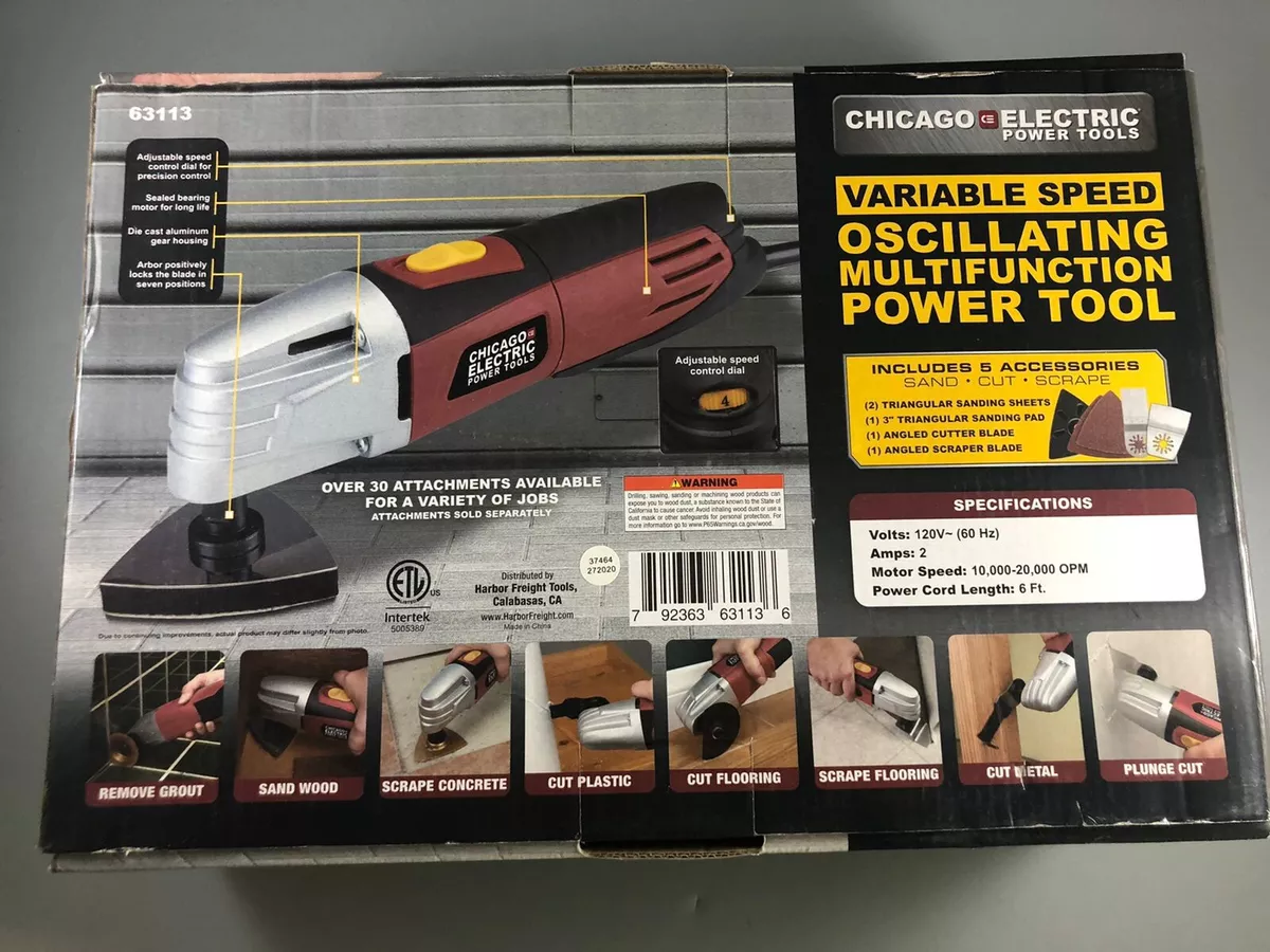Chicago variable speed multifunction tool deals