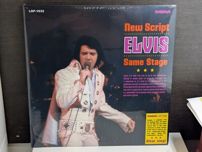 ELVIS PRESLEY - New Script Same Stage - VINYL 2LP - CLEAR Import NEW | eBay