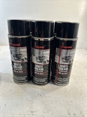 Lot Of 9 Cans New Imperial White Lithium Grease 13.75oz Spray Can Part No. 6510