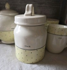 Rae Dunn Polka Dot  Pour Teapot &  Sip  Mug P...