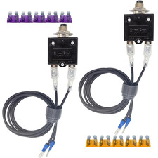 2Pack Circuit Breakers- 3A/5A Professional Circuit Testers for 32V DC & 125/250V
