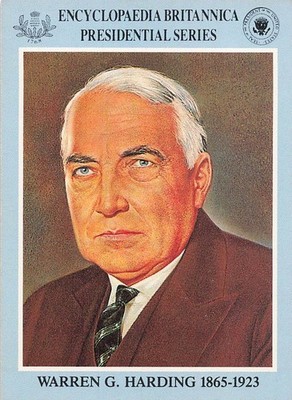 WARREN G. HARDING ENCYCLOPAEDIA BRITANNICA PRESIDENTIAL SERIES