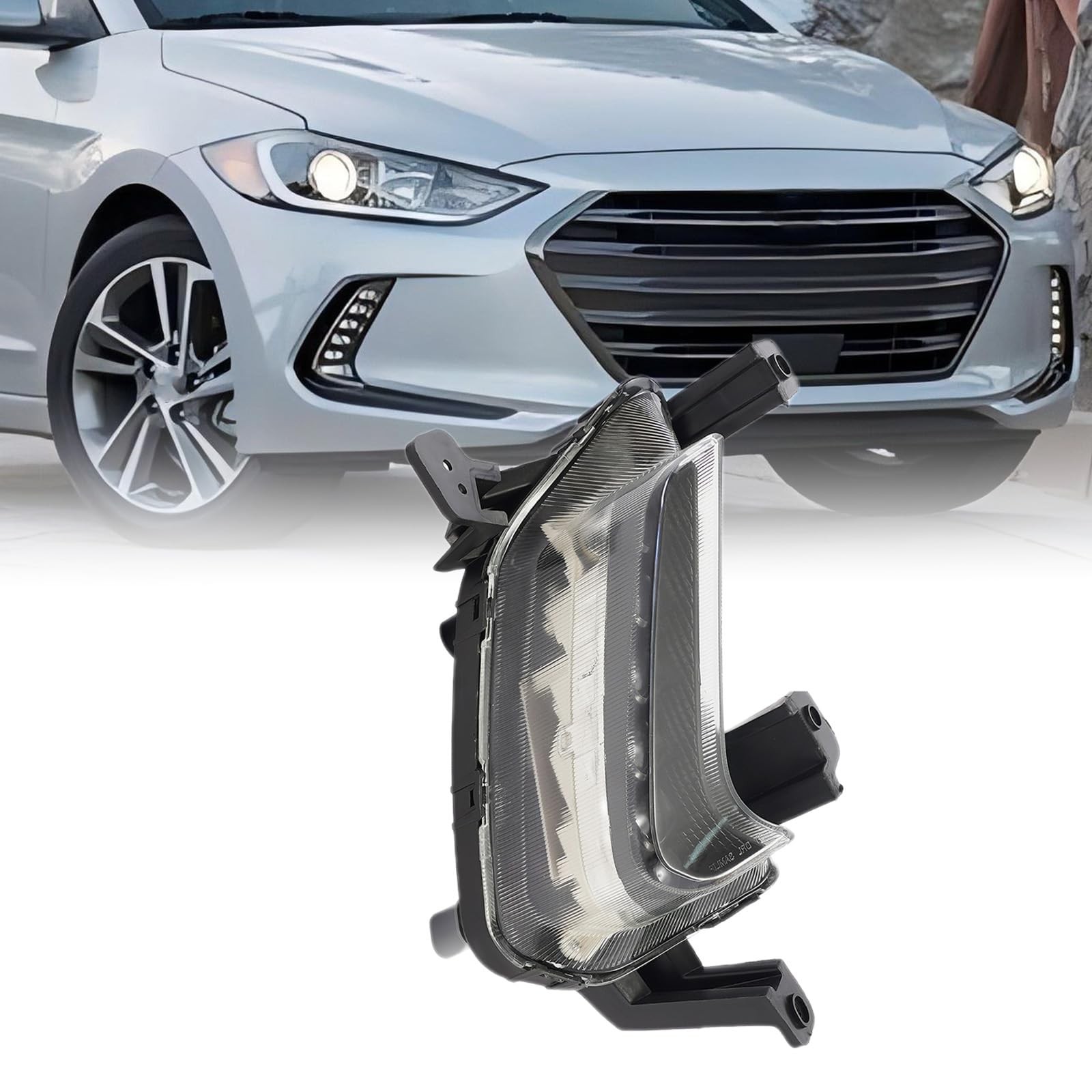 LED Fog Light for 2017-2018 Hyundai Elantra 92207F2100 Right Passenger Side