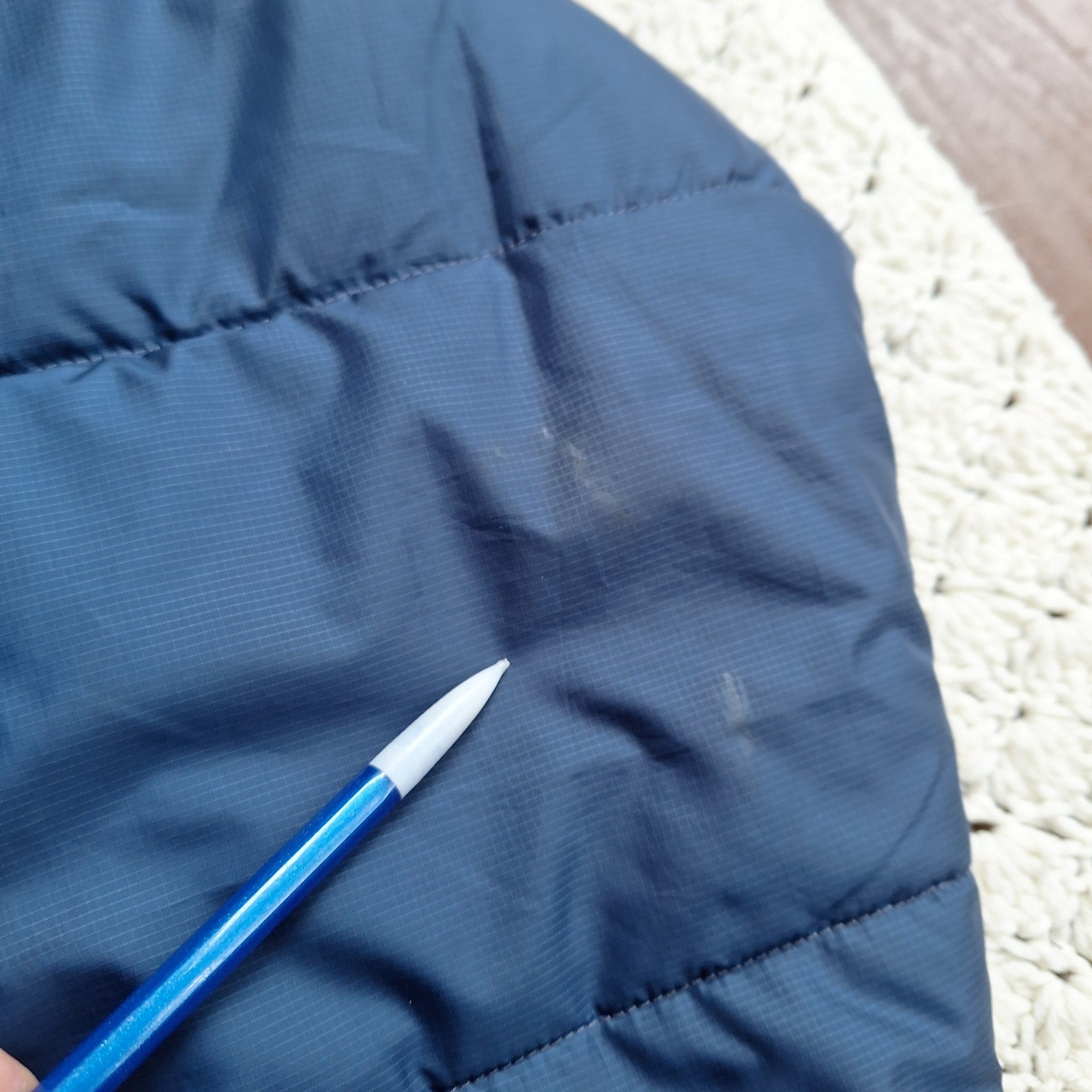 Vtg Patagonia Puff Jacket Insulated Puffer Das Parka Coat Blue 83990 - Large image 5
