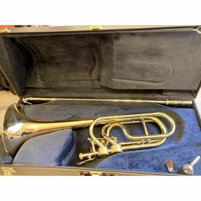 Bach 50A3GB Bass Trombone High End Professional Model Used With Case Mouthpiece - image 1 of 4
