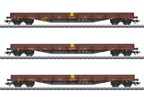 Märklin H0 47162 Niederbordwagen-Set "Bauart Res-x" der DB AG - NEU + OVP | Condition: Neu