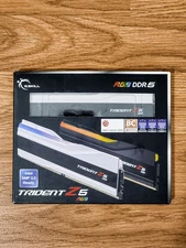 G.Skill Trident Z5 RGB DDR5 8000 CL40 48GB (2x24GB)  Intel XMP RAM - Matte White