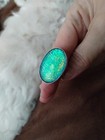 Druzy quartz  Natural Stone 925 Sterling Silver Ring Size 6.5 — photo 4