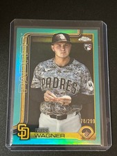 2025 Topps Chrome Update Series - Will Wagner #USC111 Teal Refractor /299 (RC)
