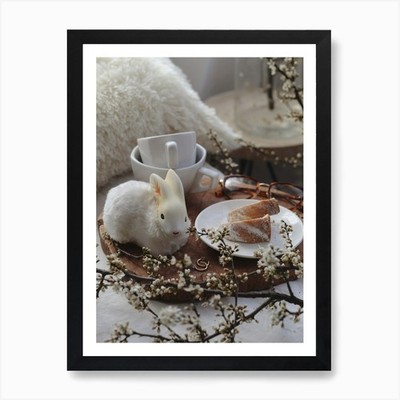 Osterhase 110 Kunstdruck gerahmt Wandbild Poster Leinwanddruck Bild