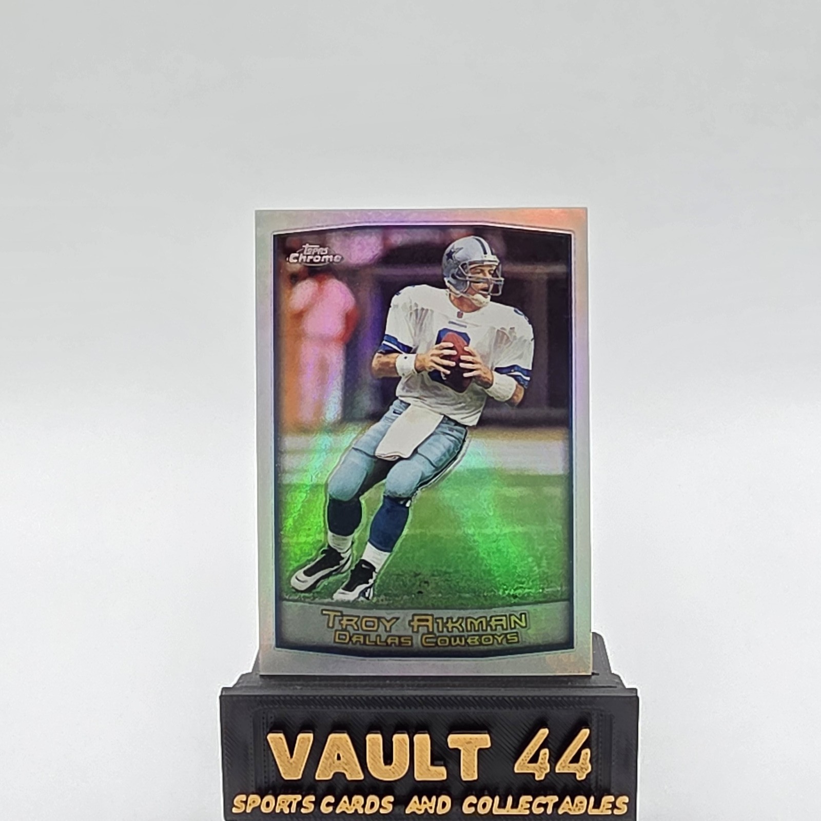 1999 Topps Chrome #90 Troy Aikman Refractors