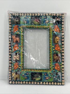 Hand Painted Little Animals Shadow With Turning Animals Box Picture Frame 9 