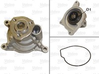 Wasserpumpe MotorküHlung Valeo 506950 FüR Skoda Audi Vw Seat Jetta 4 162 163 AV3