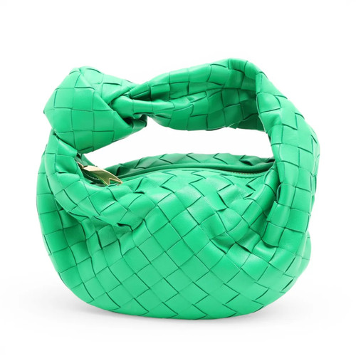 Bottega Veneta Intrecciato Mini Jodi Leather Hand bag Green