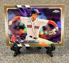 2021 Topps Chrome Update Series - Garrett Whitlock #USC5 Gold Refractor /50 (RC)