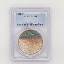 MS 63 Graded 1881 Year Morgan US Dollars (1878-1921) for sale | eBay