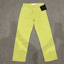 Mother Superior Size 28 Citron The Tomcat in The Devil May Care Button Fly Jeans