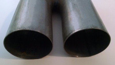 Exhaust Y Pipe 2.50 Dia Single Inlet to 2.50 Dia Dual Outlets Aluminized Steel WYP250-250 Wesdon Exhaust Y Pipe Exhaust Y Pipe 2.50 Dia Single Inlet to 2.50 Dia Dual Outlets Aluminized Steel WYP250-250 Wesdon Exhaust Y Pipe