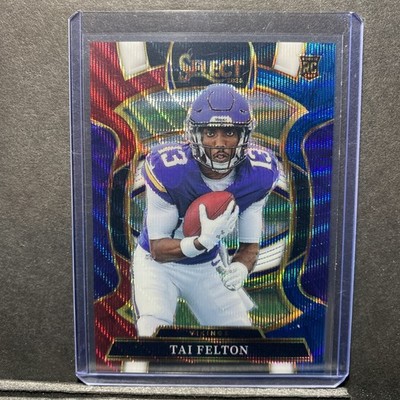 2025 Panini Select Tai Felton Tri-Color Rookie /399 (RC) #64 Vikings