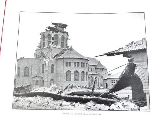1906 LELAND STANFORD UNIVERSITY VOR & NACH DEM ERDBEBEN FRANK DAVEYS ALBUM - Bild 5 von 12