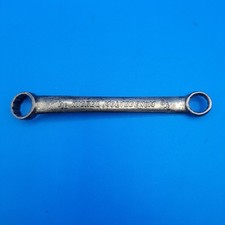 Vintage Nickel Molybdenum 3/8 x 7/16" Box End Wrench, Made in USA