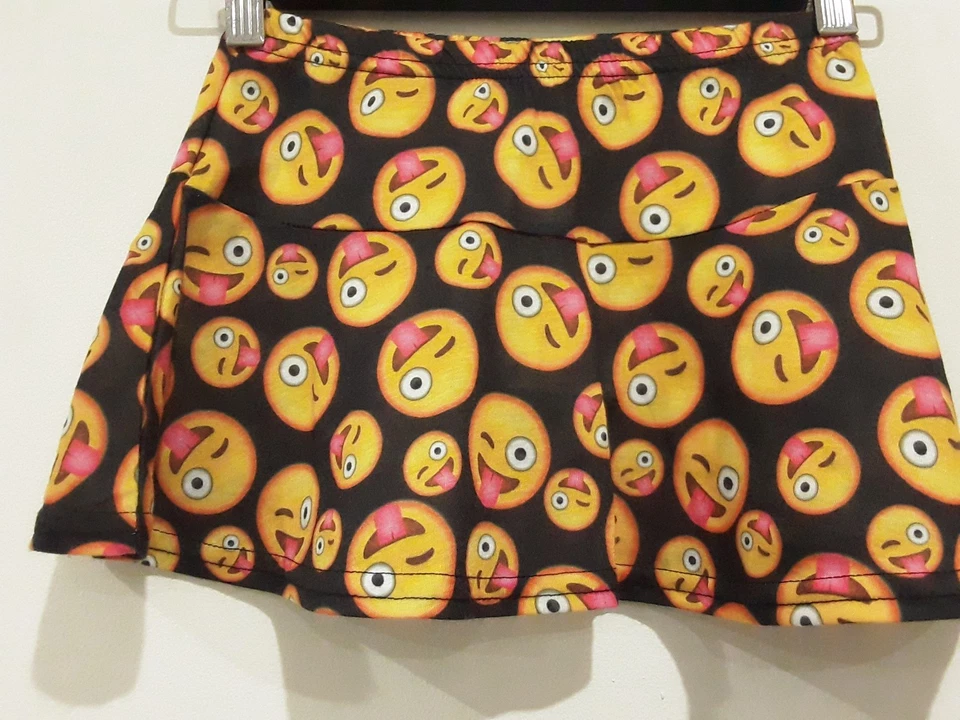 Emojie  Skirt Toddlers Girls  Size 5/6 Elastic Waist Stretch Colourful New Tag — 第 4/4 张图片