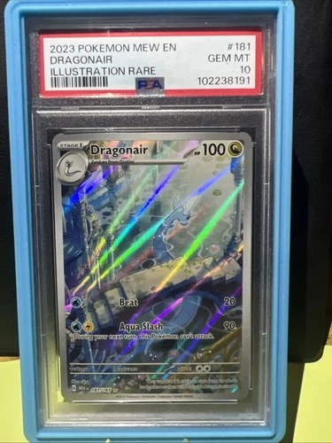 Dragonair  Illustration Rare 181/165 Scarlet & Violet 151 Holo PSA 10 Pokemon