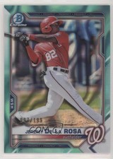 2021 Bowman Draft Chrome Aqua Lava Refractor /199 Jeremy De La Rosa #BDC-2 08y1